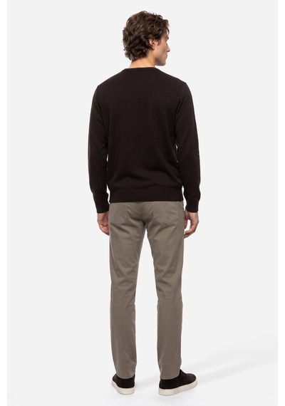 Mudo Erkek Erkek Vizon Rengi Slim Straight Fit Pantolon 1271201 VİZON