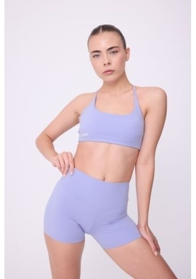 Hıghrıse Comfortflex Yüksek Bel Atletik Spor & Aktif Yaşam Şortu-2701 Mavi