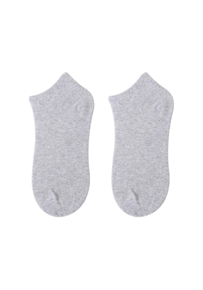 Bgk Unisex Yazlık Patik Çorap 'li Extra Rahat Gri Gri