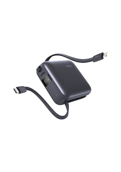 Ttec Recharger Mini LCD 10.000 mAh PD 20W USB-C Ve Lightning Dahili Kablolu Taşınabilir Hızlı Şarj