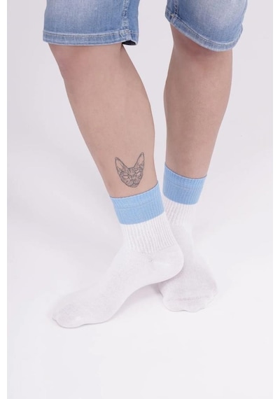 The Socks Company 978p 3 Çift Pamuk Kadın Tenis Çorap Çok Renkli