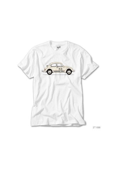 Volkswagen The Beetle 53 Beyaz Tişört Beyaz