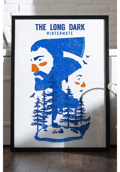 The Long Dark Siyah Ahşap Çerçeveli Poster, Dekoratif Oyun Duvar Tablosu