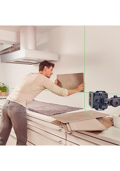 Home & Garden Quigo Green Çizgi Lazer Daha İyi Görünürlük İçin Yeşil Lazer Teknolojisi,+/- 0,6 Mm/m'lik İyileşt