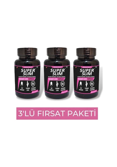 Medinutrica Super Slim Bölgesel Şekillendirici 30'lu Destekleyici X 3 Adet