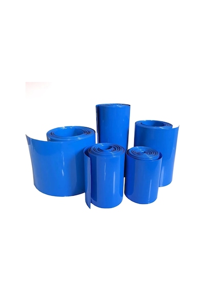 Absol Enerji Batarya Pvc Kaplama Shrink - 300mm - Isıyla Daralan Makaron - 1 Metre - Mavi