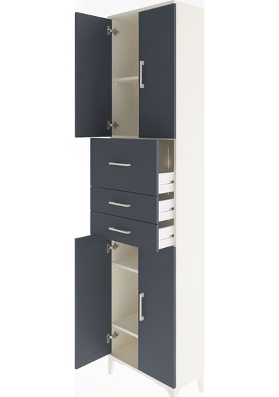 Arges Dolap 4 Raflı 3 Çekmeceli 4 Kapaklı 60x30x243 Aytaşı-an... Aytaşı Arges Dolap 4 Raflı 3 Çekmeceli 4 Kapaklı 60x30x243 Aytaşı-an... Aytaşı