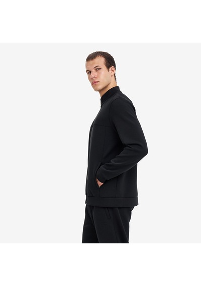 Lescon Siyah Erkek Fermuarlı Sweatshirt 26n-1159
