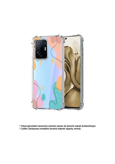 Samsung Galaxy S25 Plus İle Uyumlu Karışık Renkler Tasarımlı Antişok Kılıf