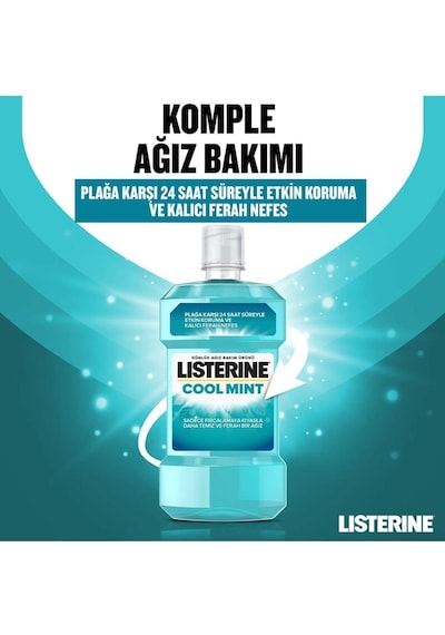Listerine Cool Mint Nane Aromalı Ağız Çalkalama Suyu 500 ML