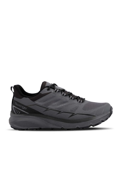 Slazenger Wıld Su Geçirmez Erkek Outdoor Ayakkabı Koyu Gri Koyu Gri