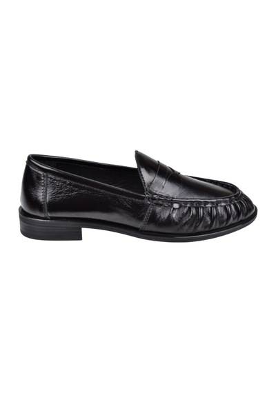 Pullman Hakiki Deri Loafer Kadın Ayakkabı Plm-2634 Siyah
