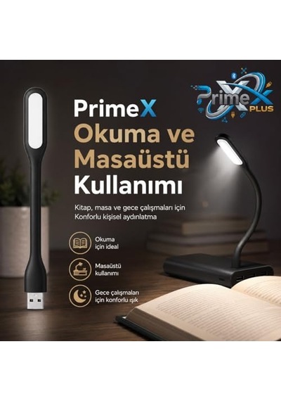 Px-40 Siyah Usb Led Esnek Usb Led Aydınlatma Güçlendirilmiş Beyaz Işık