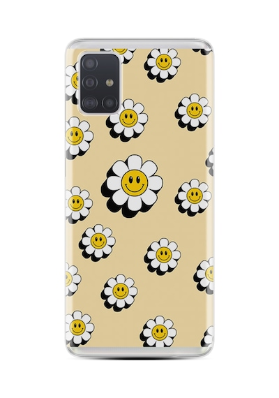 Samsung Galaxy Uyumlu A51 Kılıf Boutique Baskılı Resimli Sarı Papatya Pcode -042