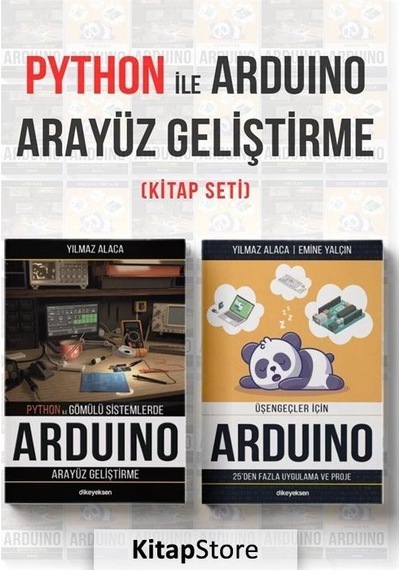 Python ve Arduino Arayüz Geliştirme Seti - 2 Kitap Takım - Emine Yalçın - Dikeyeksen