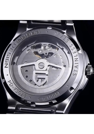 Pagani Design Pd-ys028 Tourbillon Purple Otomatik Erkek Kol Saati Gri