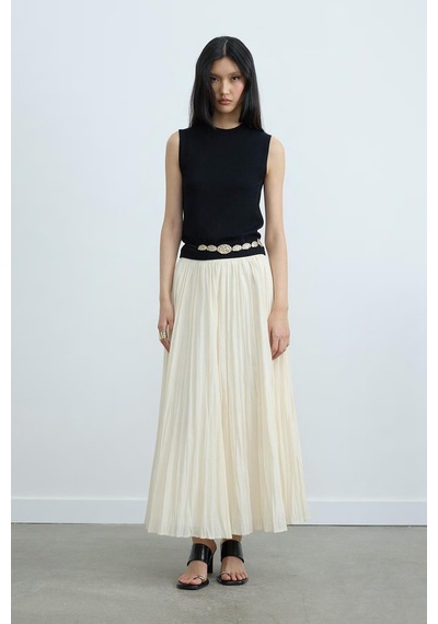 Suud Collection Siyah Lea Triko Bluz