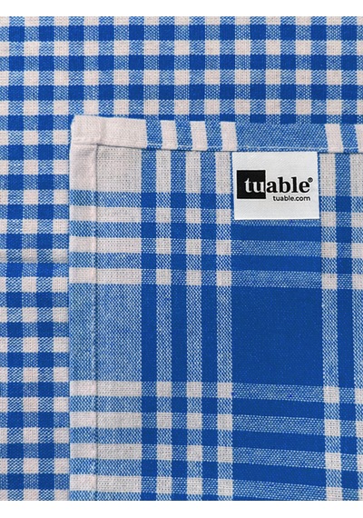 Tuable Pöti Kareli 7'li Kurulama Bezi, Beslenme Örtüsü, Servis Peçetesi, Mutfak Havlusu Renkli Set 45x70cm Çok Renkli