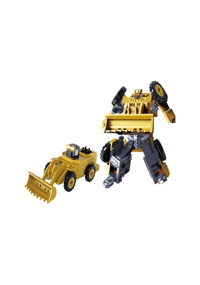 B-bkk Alaşım Deformasyon Mühendislik Aracı Robot Tren Araba Ekskavatör Buldozer Çocuk Oyuncak