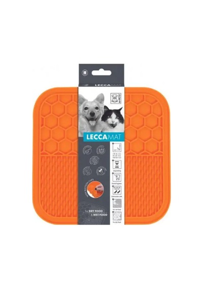 M-pets Lecca Kedi Köpek Turuncu Mama Matı Small