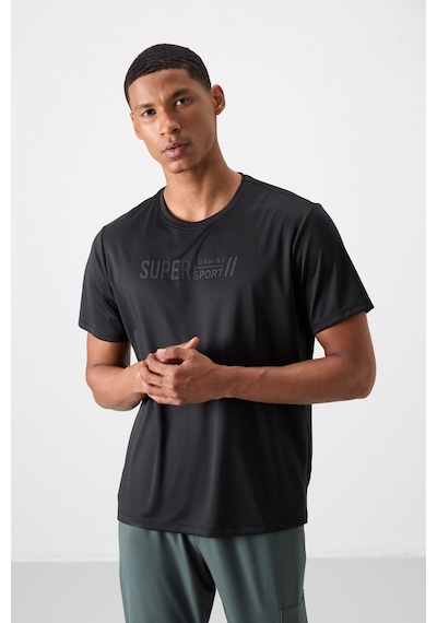 Tommy Life Siyah Polyester Nefes Alan Dokulu İnce Esnek Standart Fit Erkek Performans T-shirt - 88385 Siyah Tommy Life Siyah Polyester Nefes Alan Dokulu İnce Esnek Standart Fit Erkek Performans T-shirt - 88385 Siyah