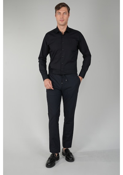 Bisse Siyah Jagger Lastikli Polyamid Polyester Erkek Pantolon Pns24k24006 D99 Siyah