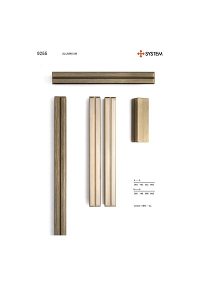 System Mobilya Kulbu Antik Renk 64mm Kulp Sy9255 0064 Abm Çok Renkli
