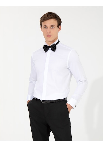 Pierre Cardin Erkek Beyaz Smokin Gömlek 50256439-vr013 Beyaz