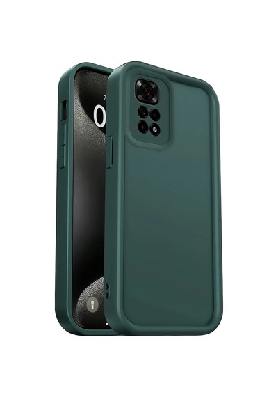Northcity Xiaomi Redmi 10 2022 Kılıf Viera Silikon - Koyu Yeşil