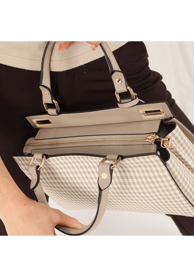Kadın Silver & Polo Sp1174-m191 Sılver Polo El Çantası Kum Beji-kum