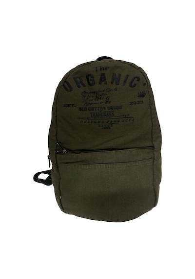 Old Cotton Cargo Kaliteli Tek Bölmeli Vintage Disayn Sırt Gezi Çantası Zermatt Bag 5122 Koyu Yeşil