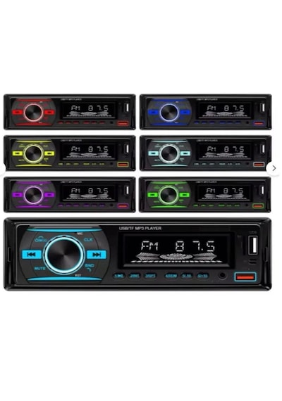 Aks-620bt 2amfi Çıkışlı 4x60wat Oto Teyp Rgb Bluetooth-usb Mixtrax