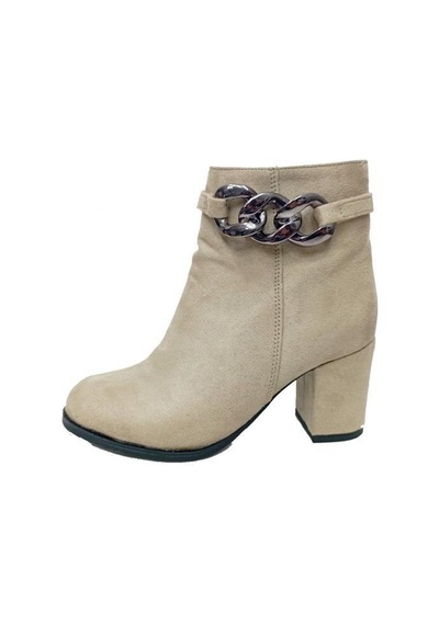 Emay 509 Süet Trend Fashion Kadın Bot Bej