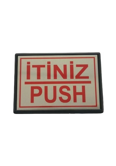 Yönlendirme Küçük İtiniz Push 10x7 Cm