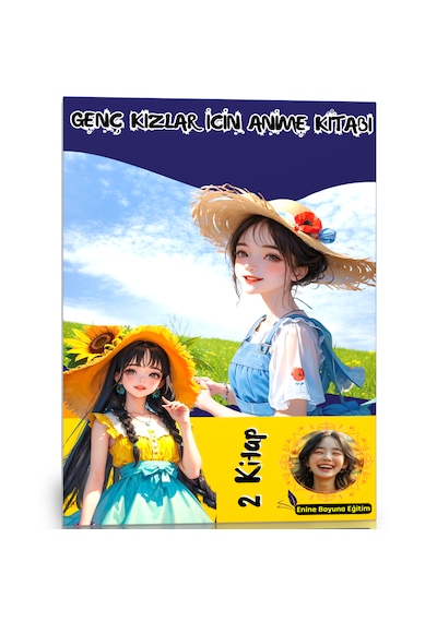 Genç Kızlar Anime Boyama Kitap Seti 70 Seçilmiş Anime