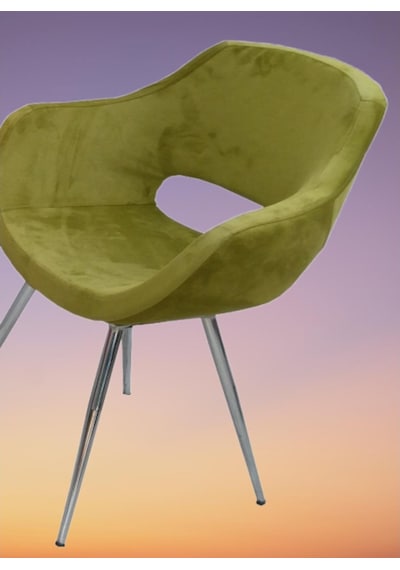 Bengimobilya Sandalye Monaco Metal Nikelaj Ayak Ortopedik Dökme Sünger Baby (430534648)