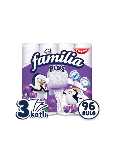 Tuvalet Kağıdı Plus Sihirli Çiçek 3 Kat 32x3:96 Rulo