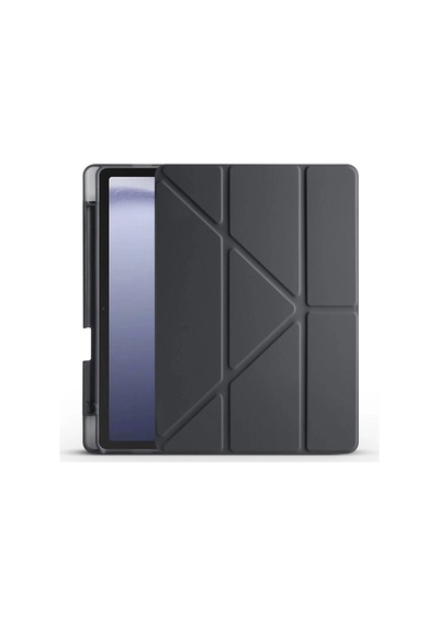 Galaxy Uyumlu Tab A9 Kılıf Zore Tri Folding Kalem Bölmeli Standlı Kılıf Klasik