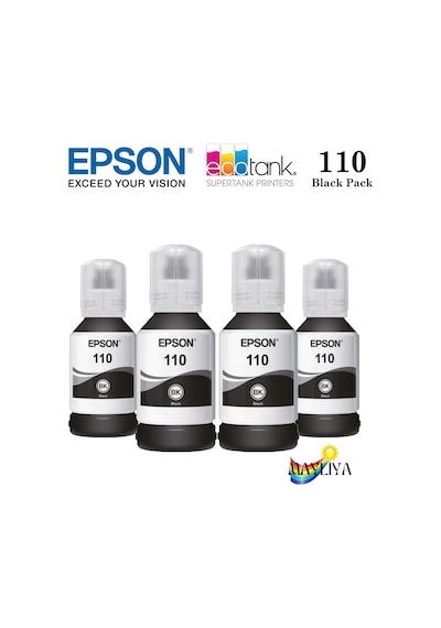 Epson 110  M2140 Siyah Dörtlü Mürekkep Set
