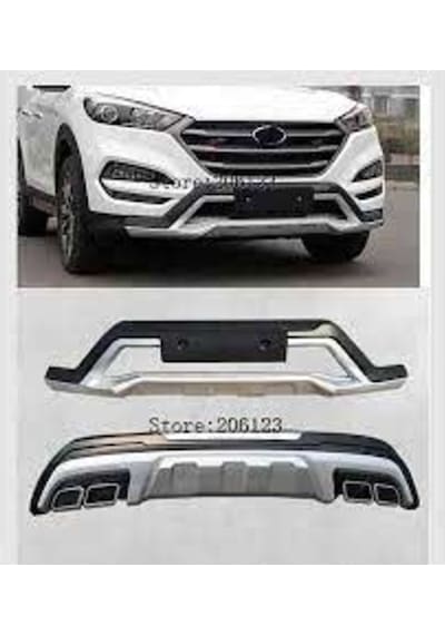Hyundai Tucson 2015 - 2018 Ön Arka Tampon Koruma Difüzör