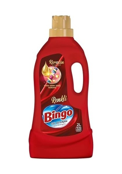 Sıvı Çamaşır Deterjan Bakım Renkli 2000 Ml 33 Yıkama 0.75 LT - 2.5 LT - 12 KG