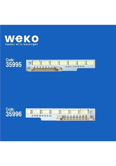 Samsung Uyumlu Ue55d6000 55'' İnç 2 Adet Tv Led Bar Tvnizi Açıp İçindeki Led Barla Birebir Aynısı Olduğunu Görmeden Almayınız. Sonrasında İade Almamaktayız.