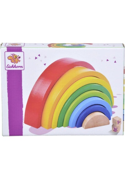 Simba Oyuncak Eichhorn Ahşap 8'li Gökkuşağı 100003458