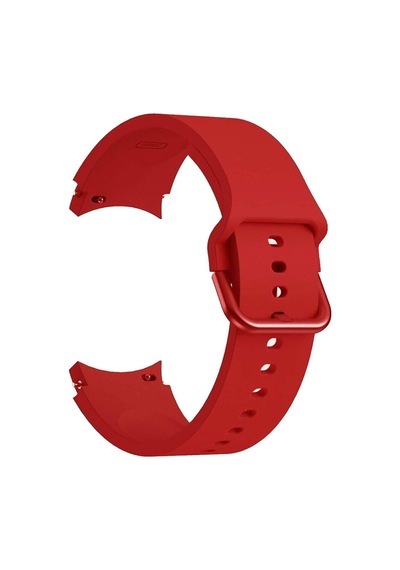 Forzacase Samsung Galaxy Watch 5 Pro İle Uyumlu Silikon Kordon Kayış - Fc163 Kırmızı