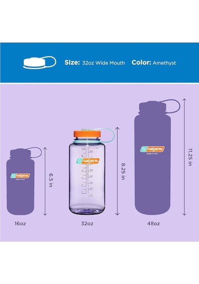 Nalgene Wh Sustain Ametist İçecek Şişesi, 1 L Çok Renkli