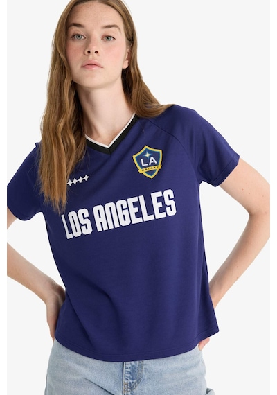 Defacto Mls Regular Fit V Yaka Baskılı Forma Kumaşı Kısa Kollu Tişört F8634ax25hsnv241 Lacivert Defacto Mls Regular Fit V Yaka Baskılı Forma Kumaşı Kısa Kollu Tişört F8634ax25hsnv241 Lacivert