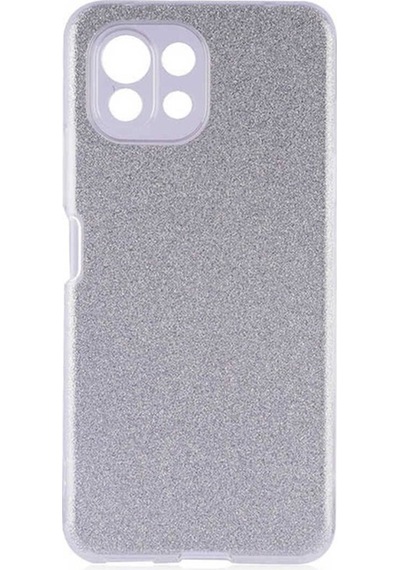 Xiaomi Mi 11 Lite Kılıf Zore Shining Silikon Gri