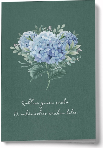 Rabbine Güven Mini Defter Çok Renkli