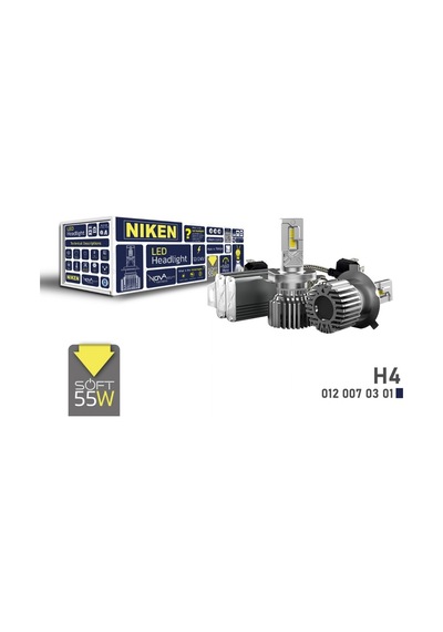 Niken H4 Led Xenon Nova Soft Serisi 55w/9000lm/6500k