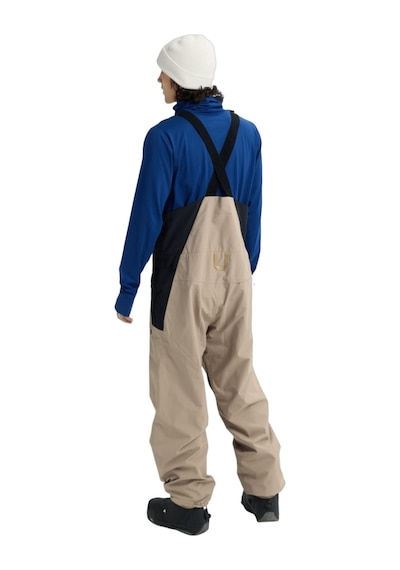 Burton Burton Reserve 2l Relaxed Bib Pants Erkek Bej Snowboard Pantolonu 30531